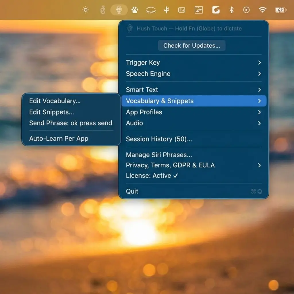 Screenshot 2 of Hush Touch