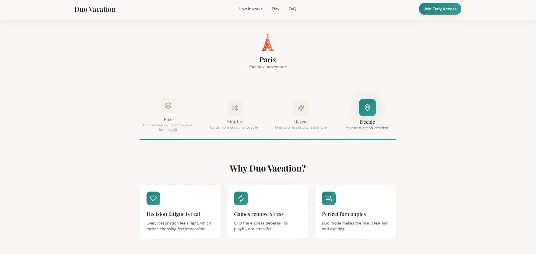 Screenshot 1 of Duo Vacation