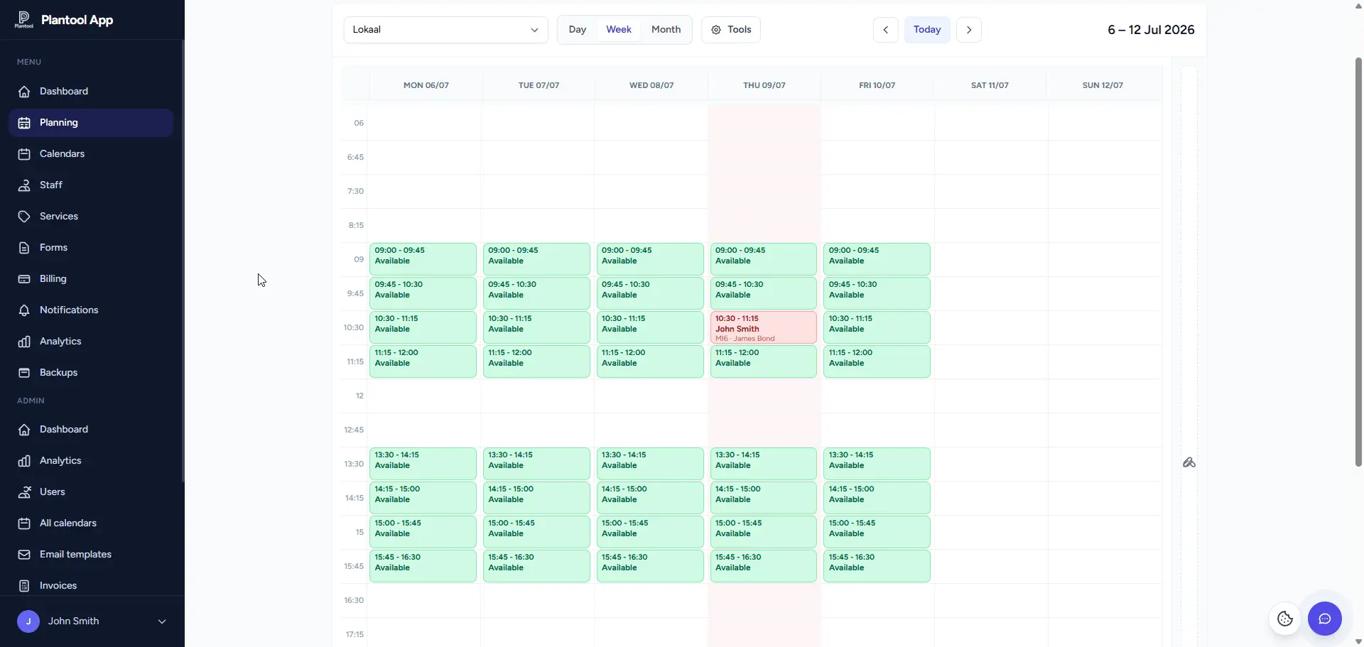 Screenshot 1 of Plantool App