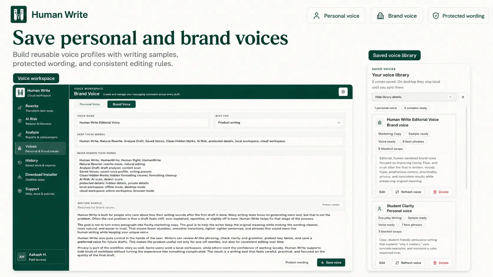 Screenshot 2 of Human Write