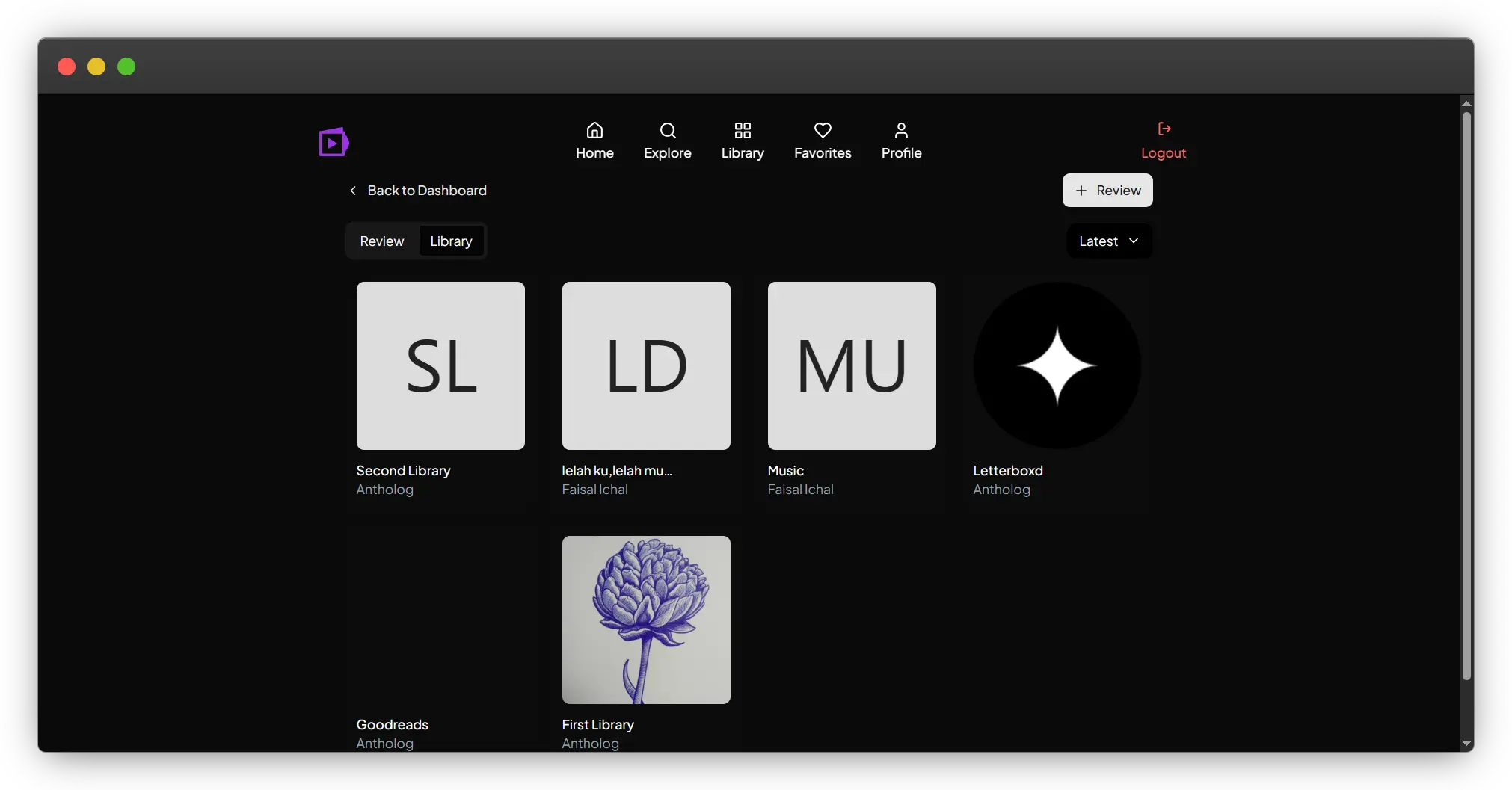 Screenshot 3 of Antholog