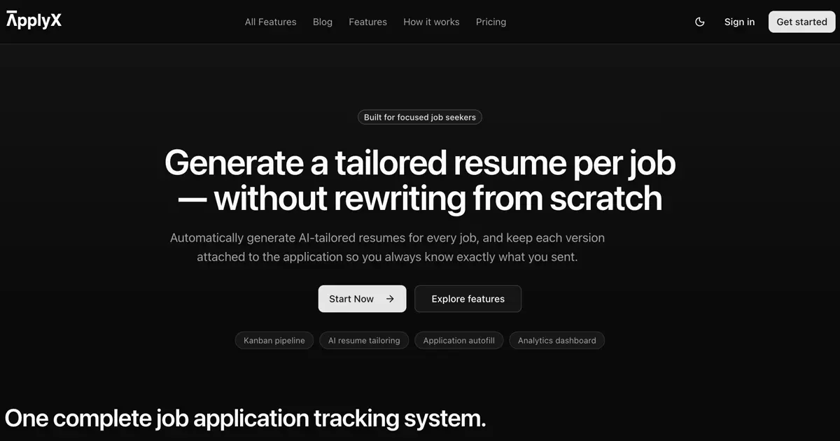 Screenshot 1 of ApplyX