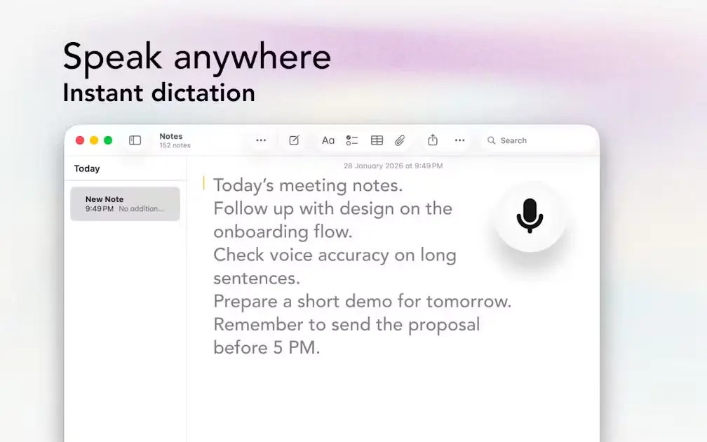 Screenshot 1 of Voice Anywhere