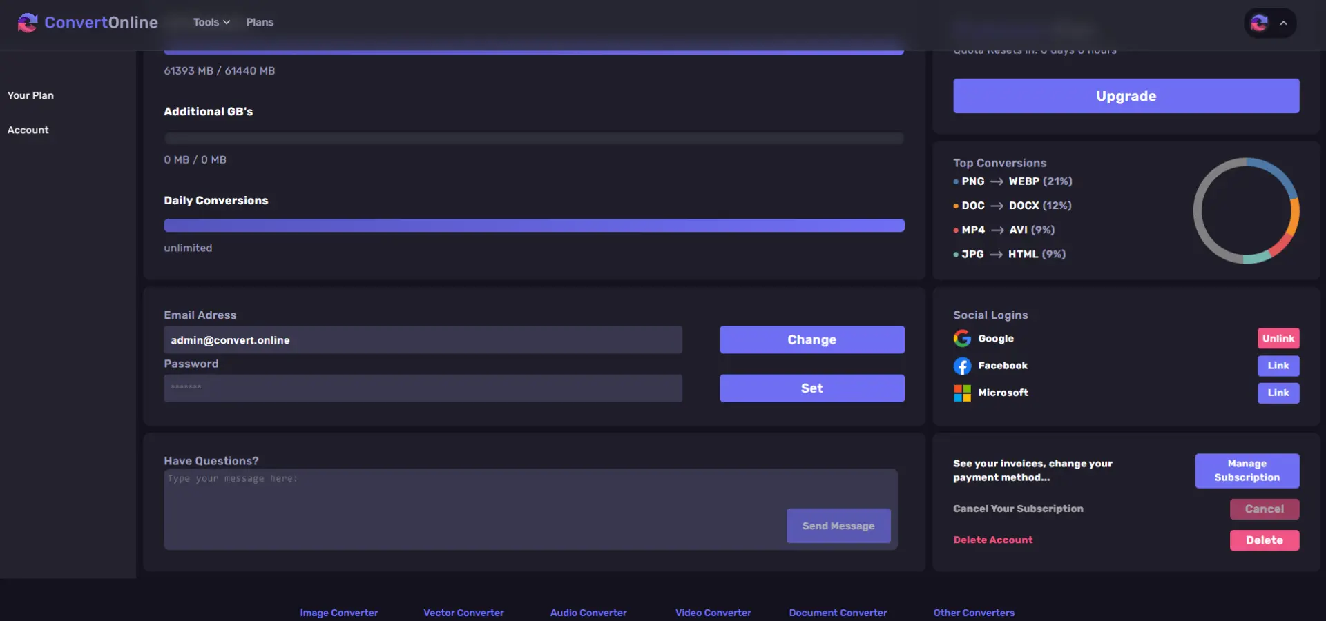 Screenshot 8 of ConvertOnline
