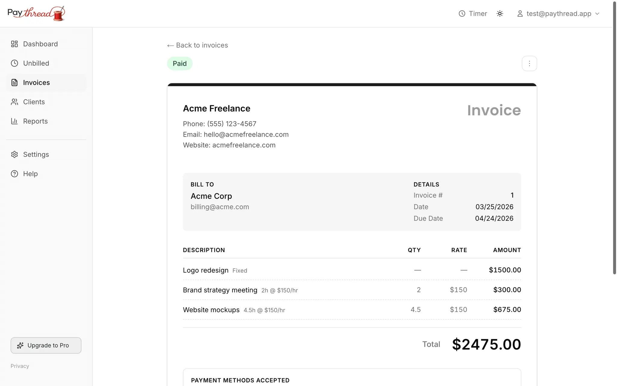Screenshot 3 of Paythread