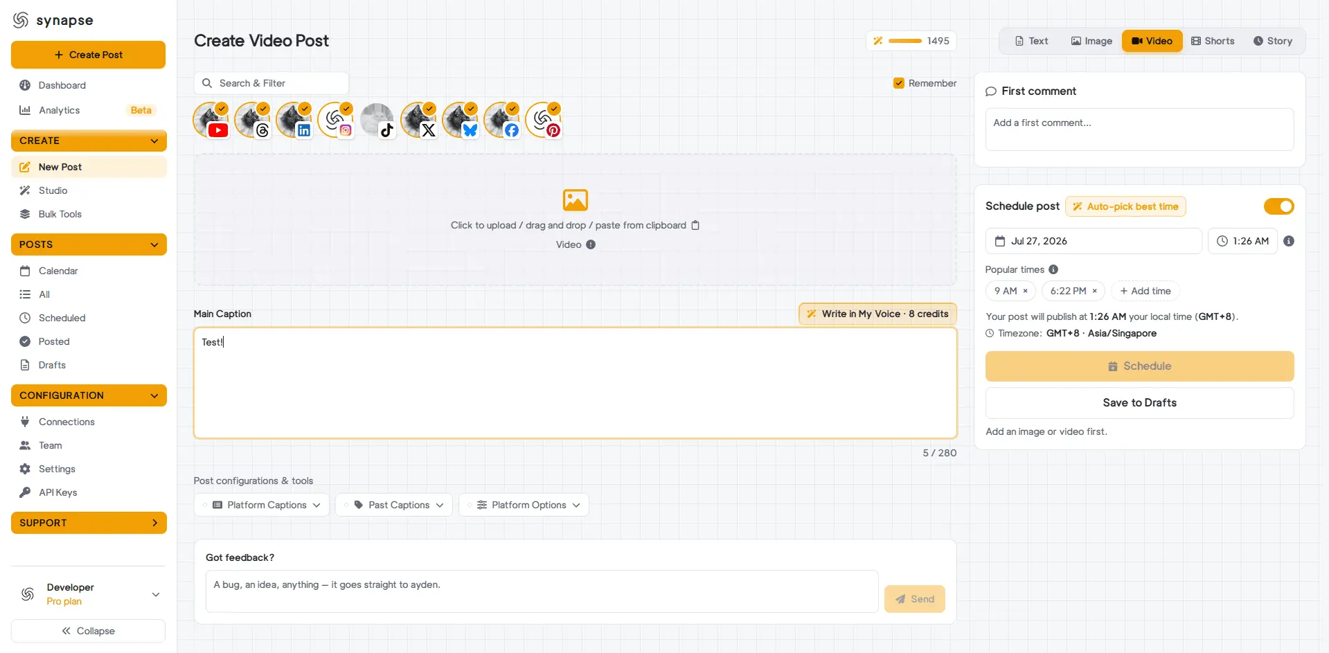 Screenshot 2 of Synapse Social