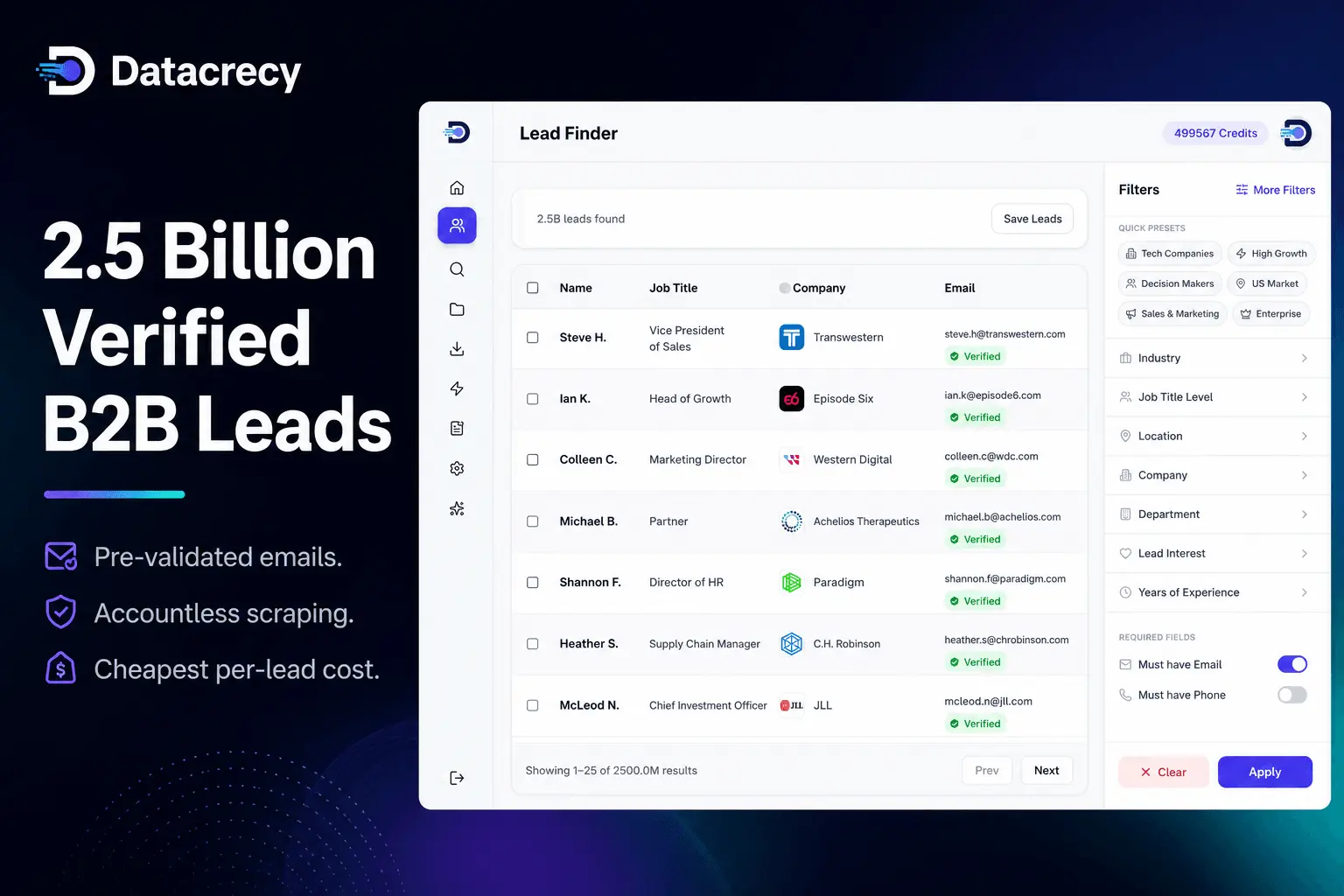 Screenshot 1 of Datacrecy