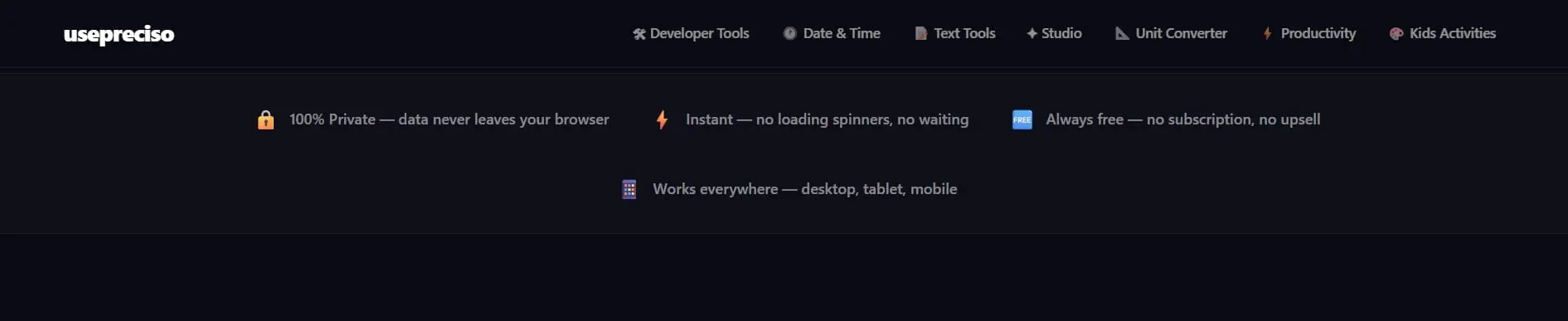 Screenshot 6 of usepreciso