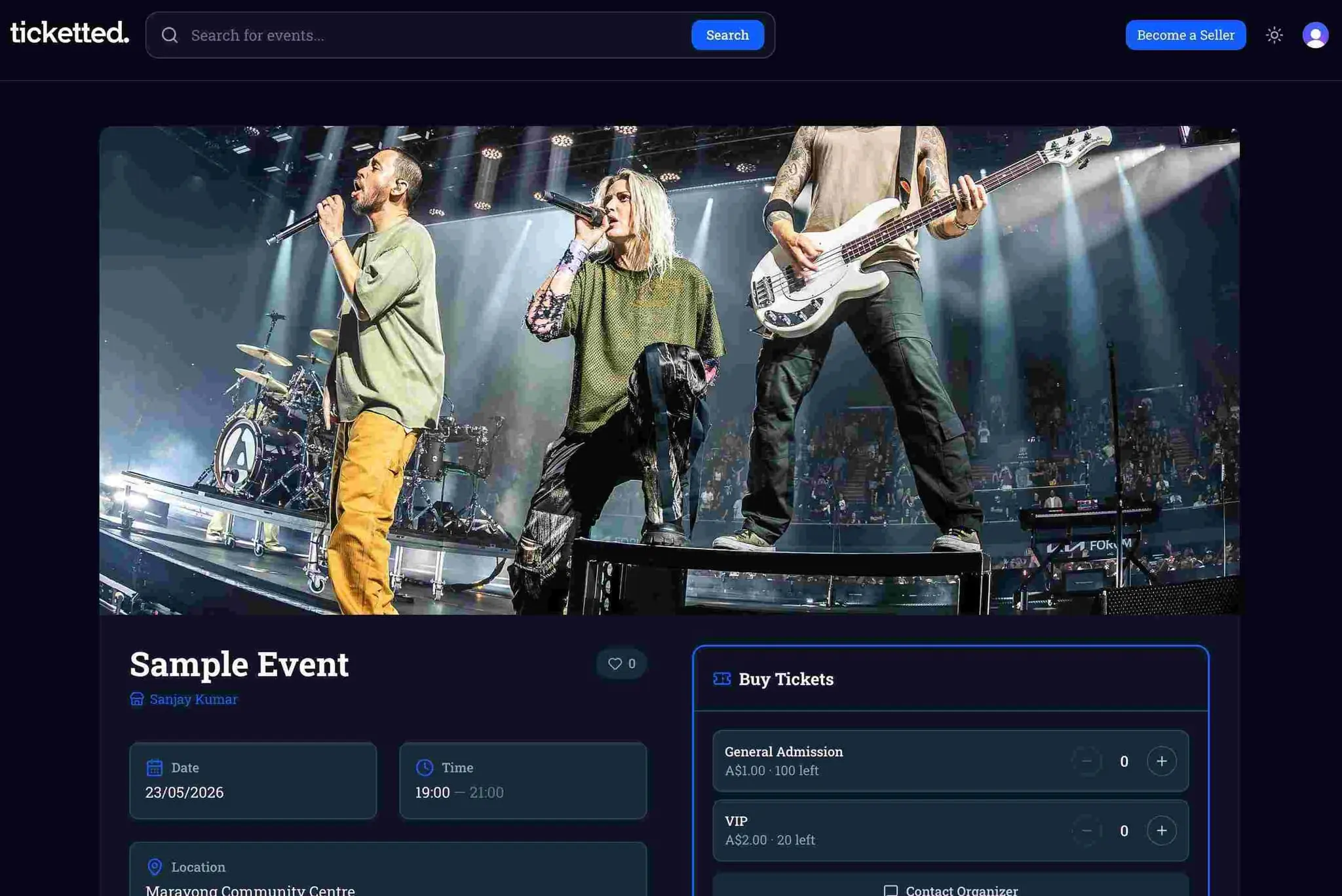 Screenshot 1 of Ticketted