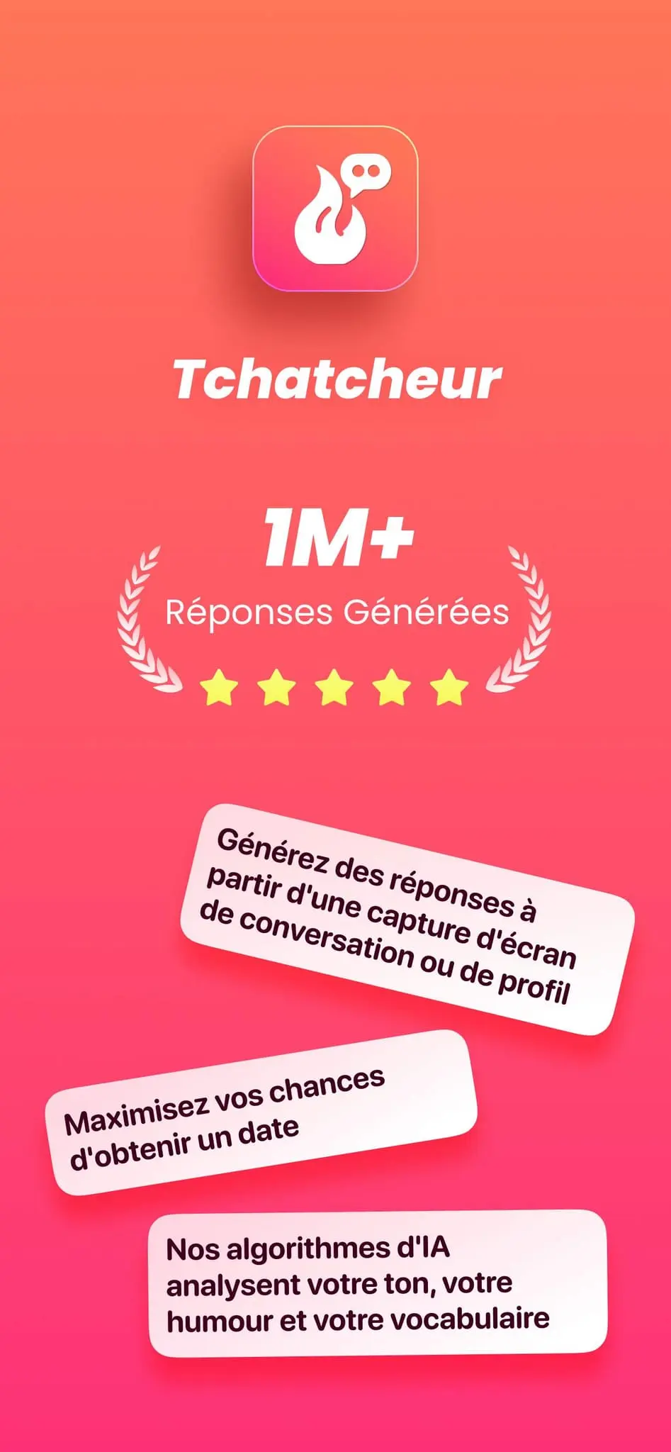 Screenshot 1 of Rizz app - Tchatcheur