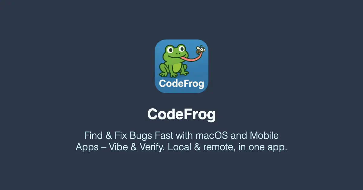 Screenshot 1 of CodeFrog