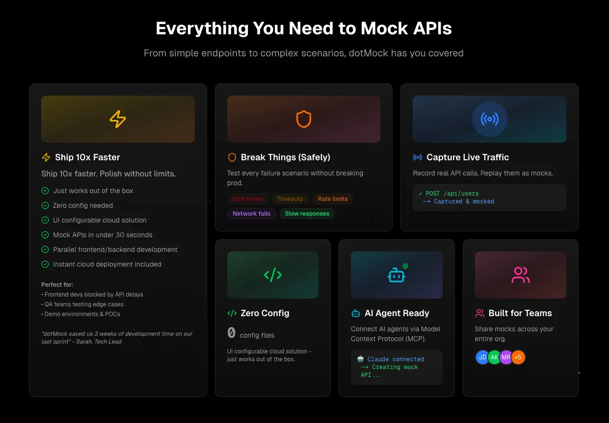 Screenshot 3 of dotMock (https://mock.new)