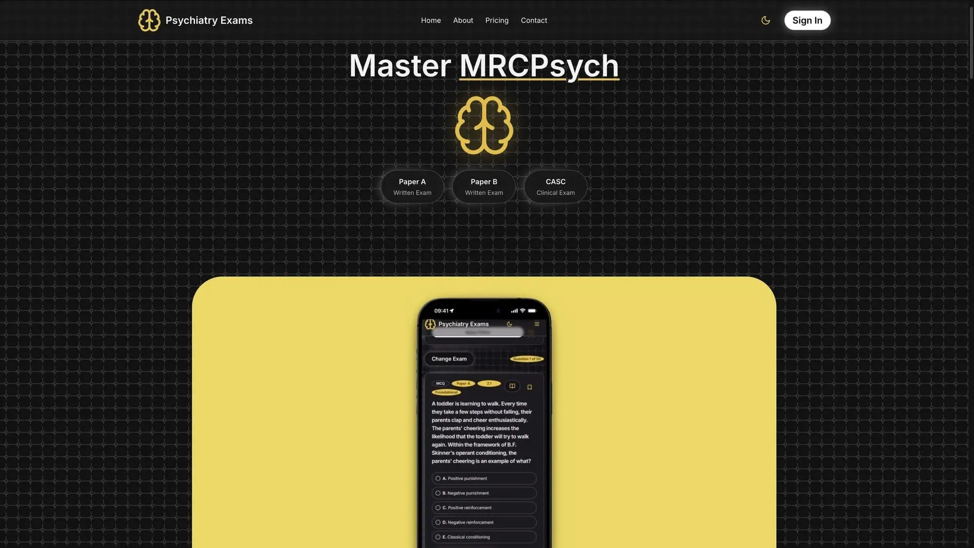 Screenshot 2 of Psychiatry Exams