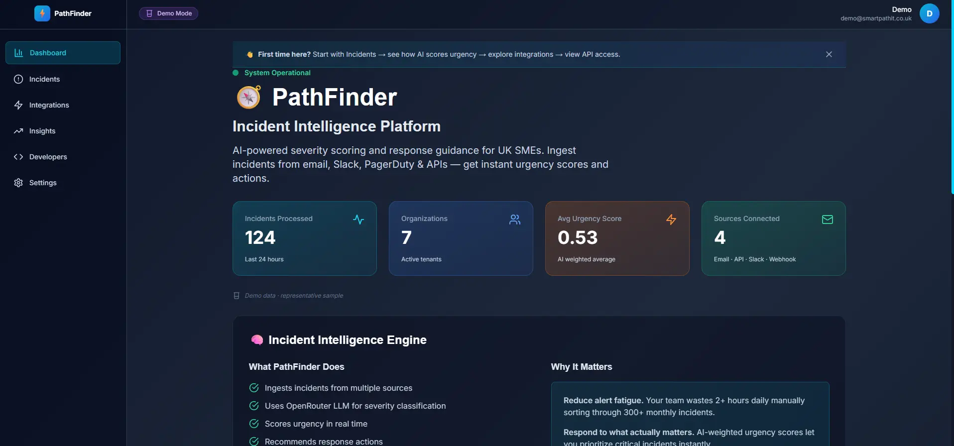 Screenshot 1 of PathFinder AI