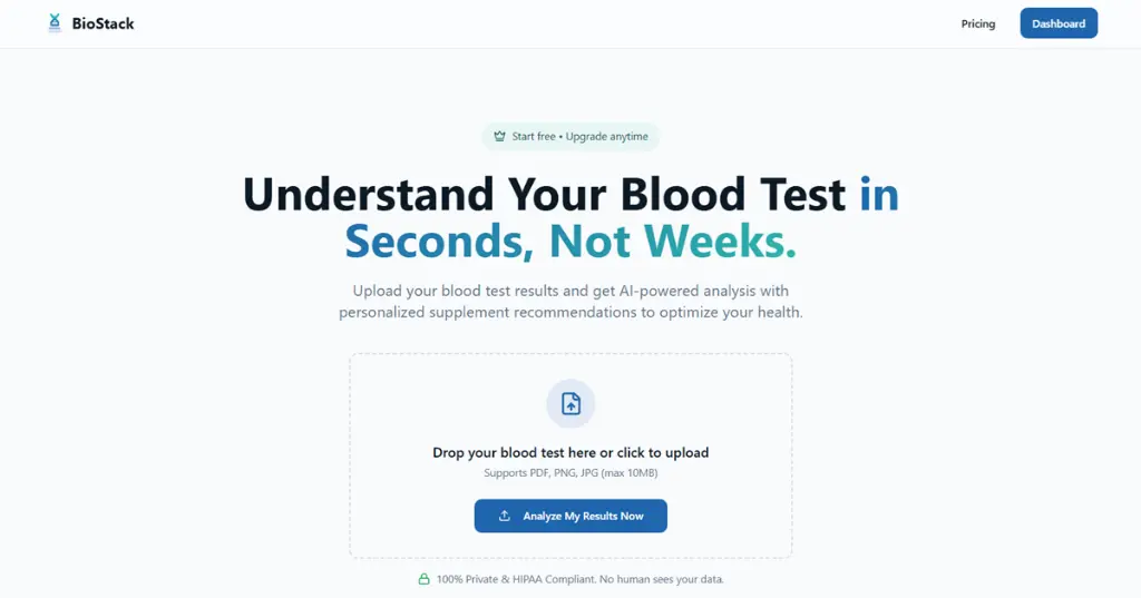 Screenshot 1 of BioStack.app