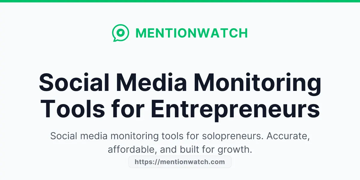Screenshot 1 of MentionWatch