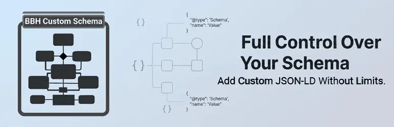 Screenshot 1 of BBH Custom Schema – Add Custom JSON-LD