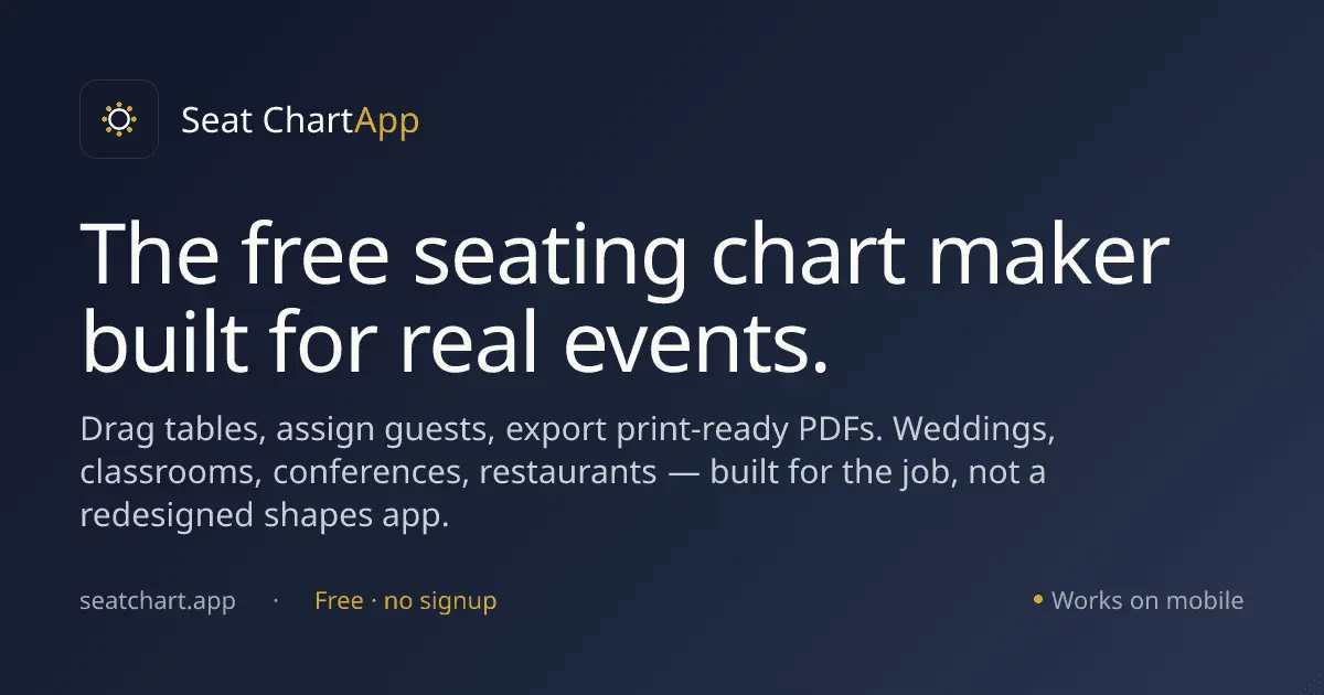 Screenshot 2 of Seat Chart App