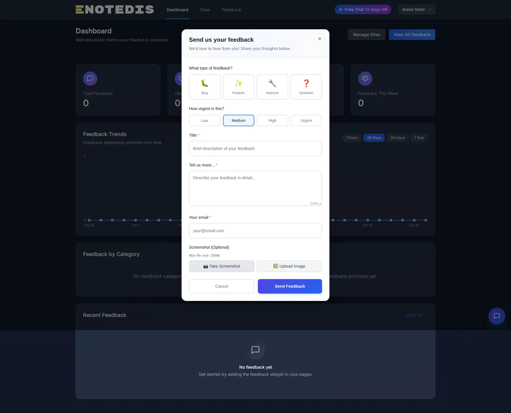 Screenshot 2 of Notedis