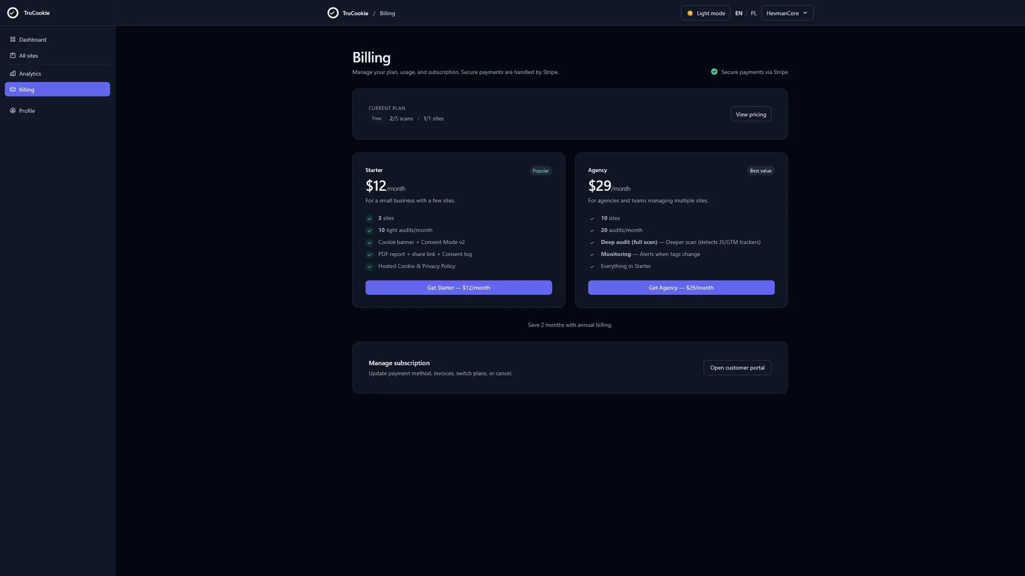 Screenshot 1 of TruCookie