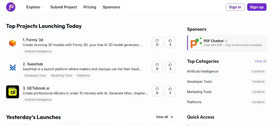 Screenshot 3 of Productlaunchify