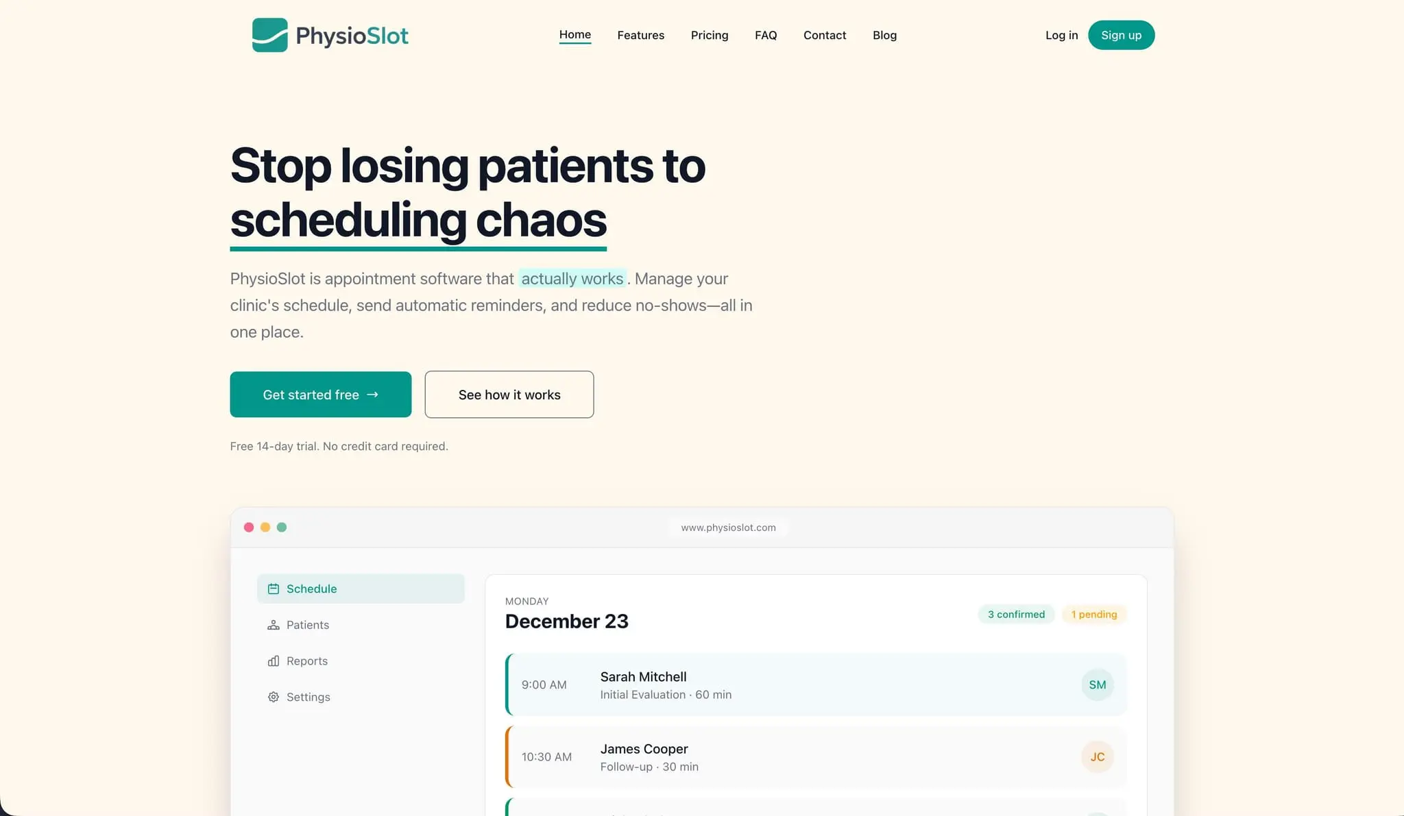 Screenshot 1 of PhysioSlot