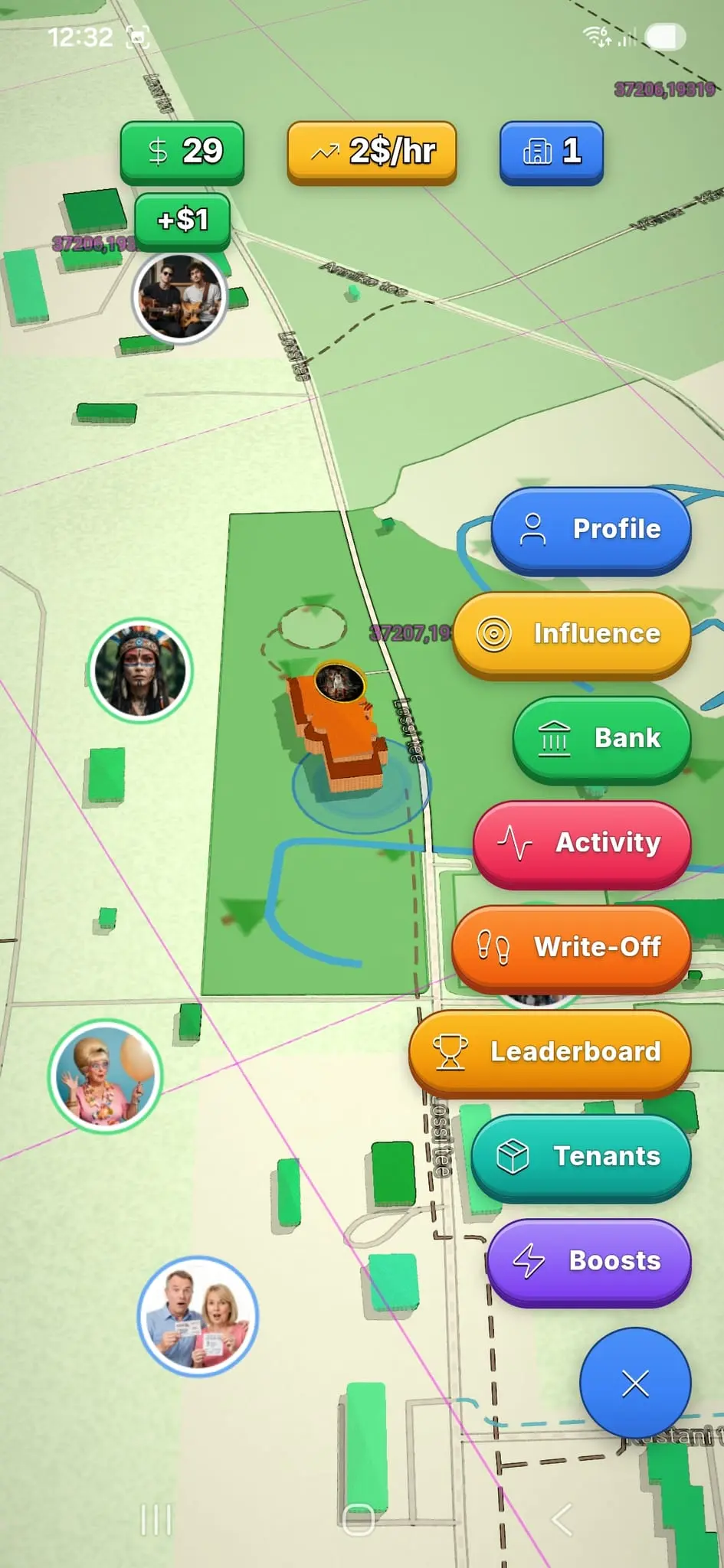 Screenshot 3 of MoneyBnB - GPS real-estate game