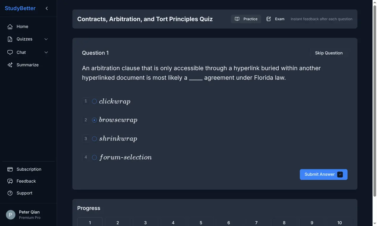 Screenshot 4 of StudyBetter