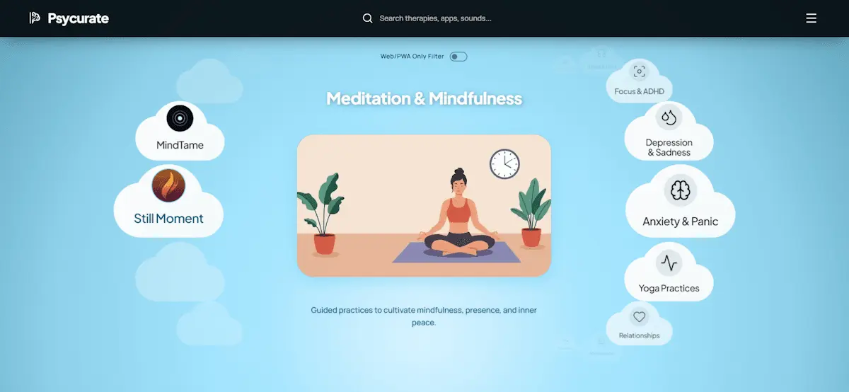 Screenshot 1 of Psycurate