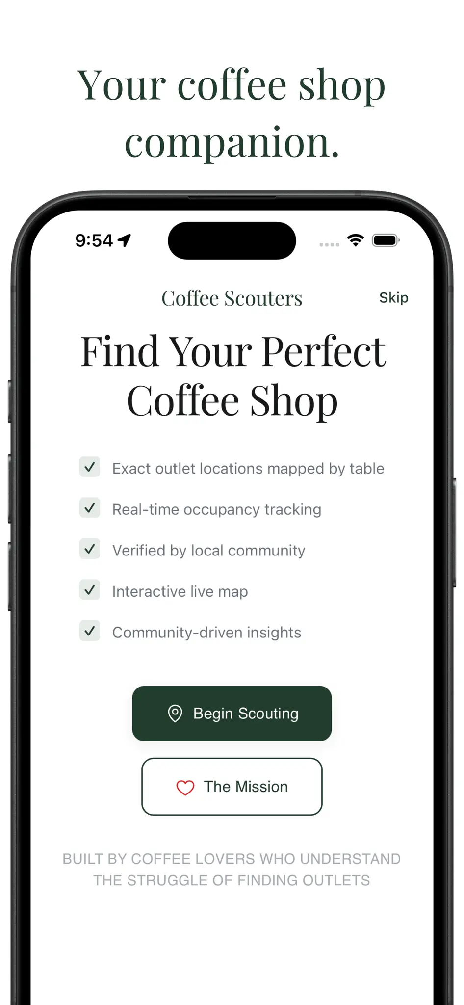 Screenshot 1 of Coffee Scouters™
