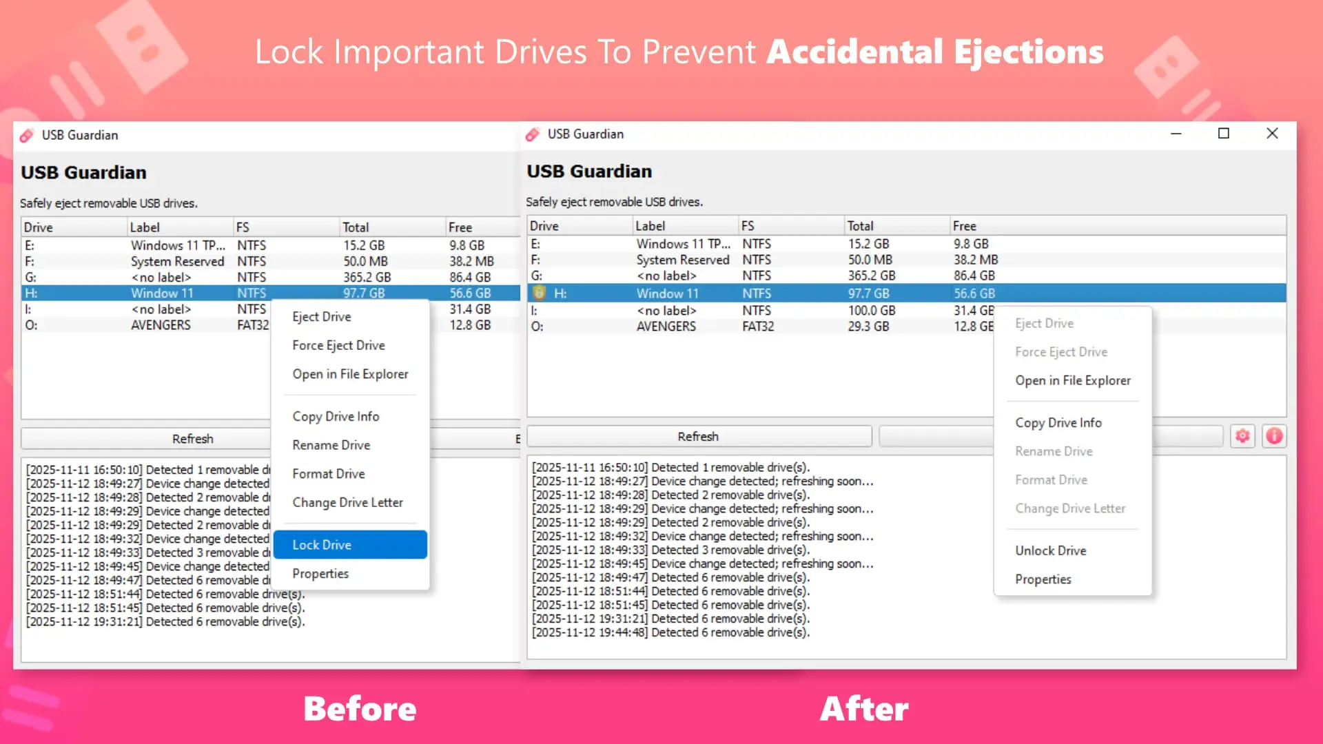 Screenshot 3 of USB Guardian (Windows)