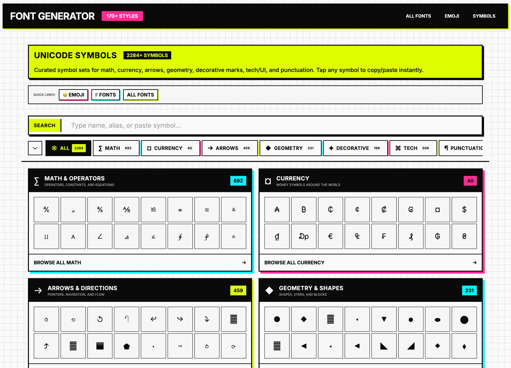 Screenshot 2 of FontGenerator.design