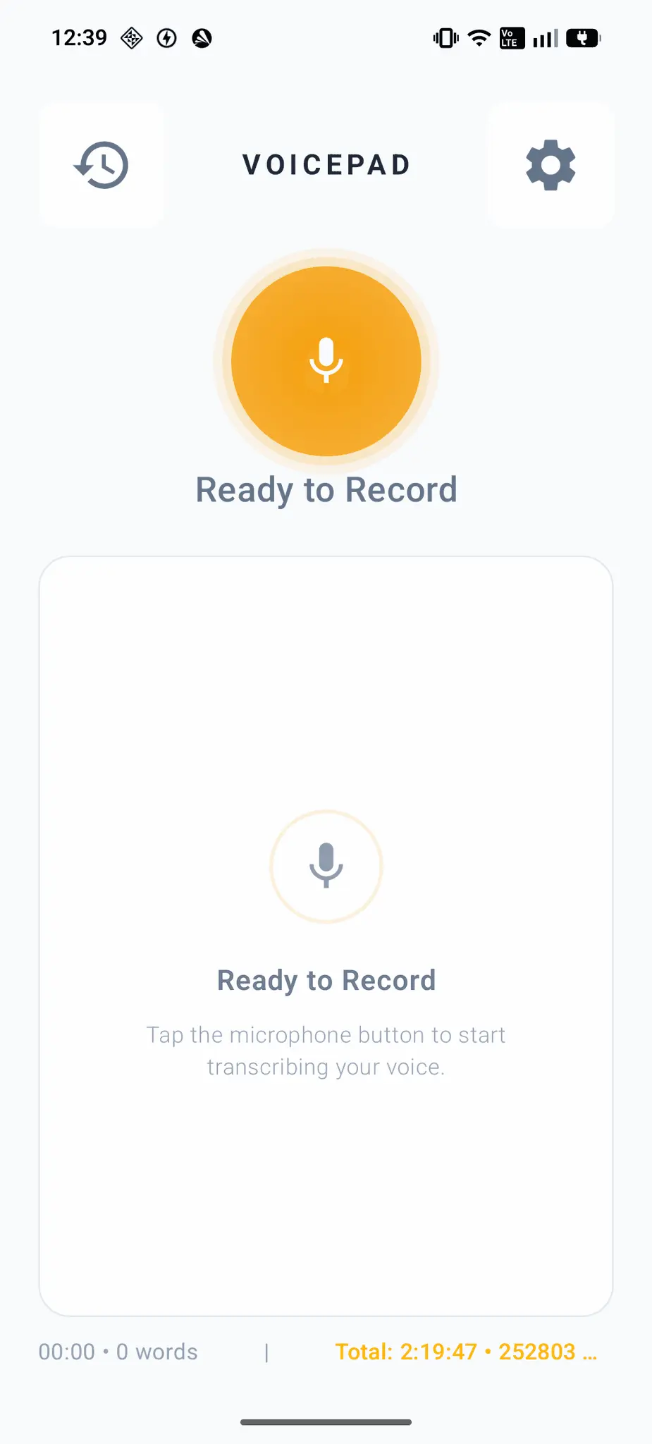 Screenshot 1 of VoicePad AI
