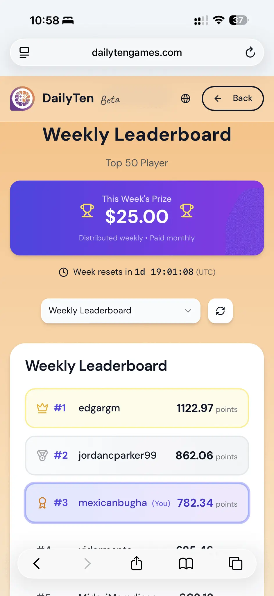 Screenshot 4 of DailyTen