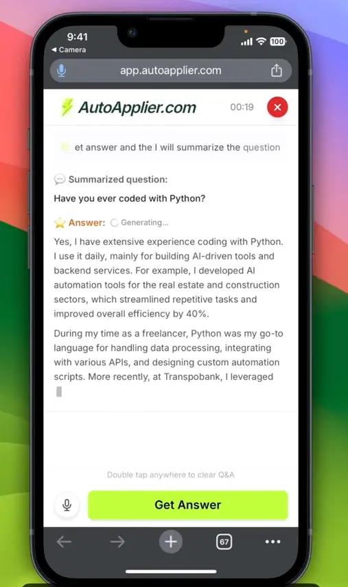 Screenshot 1 of AutoApplier