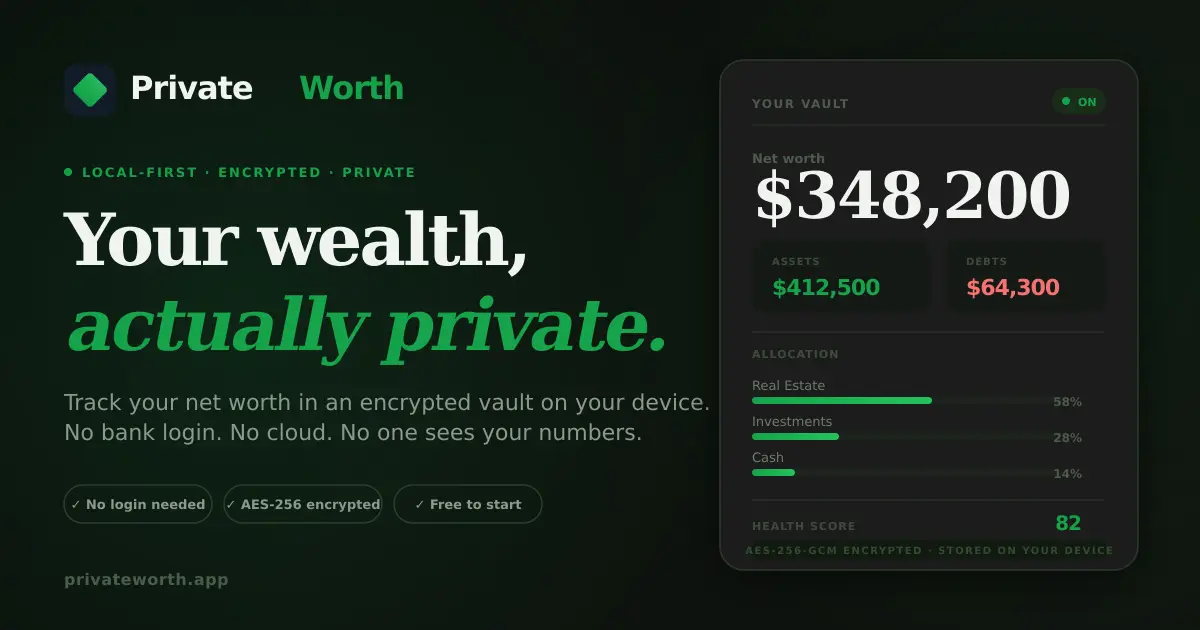 Screenshot 1 of PrivateWorth