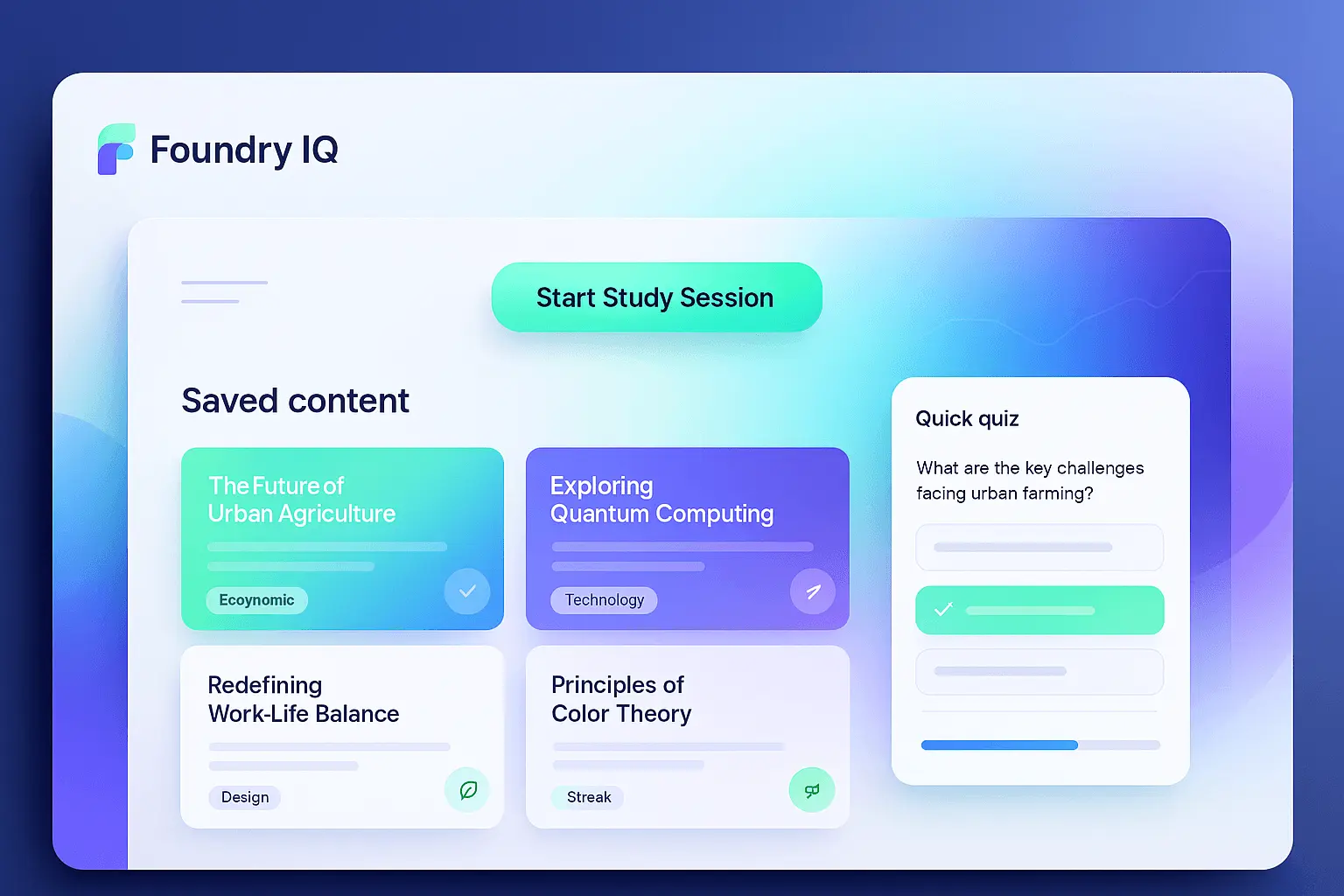 Screenshot 1 of Foundry IQ