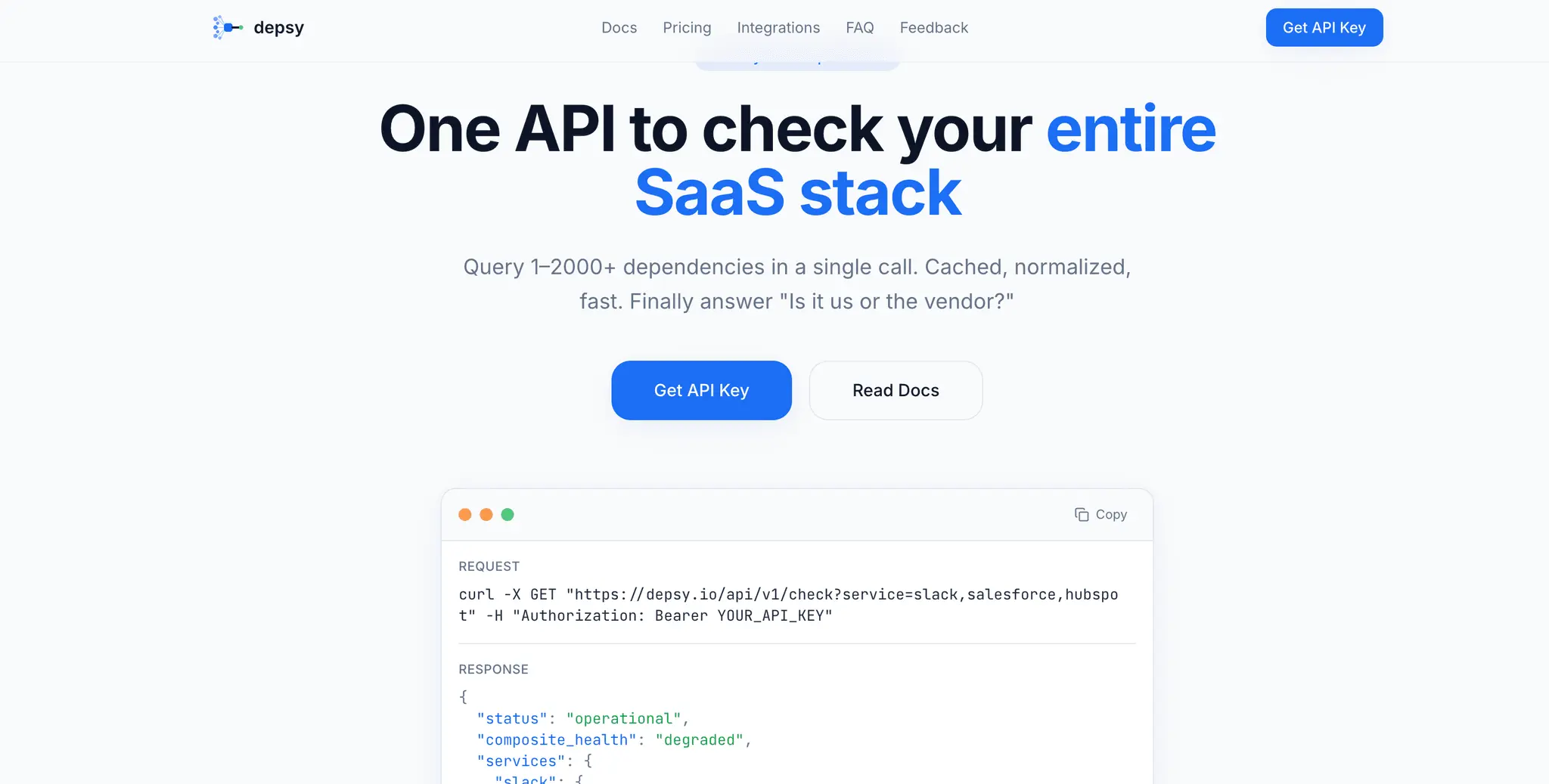 Screenshot 1 of Depsy