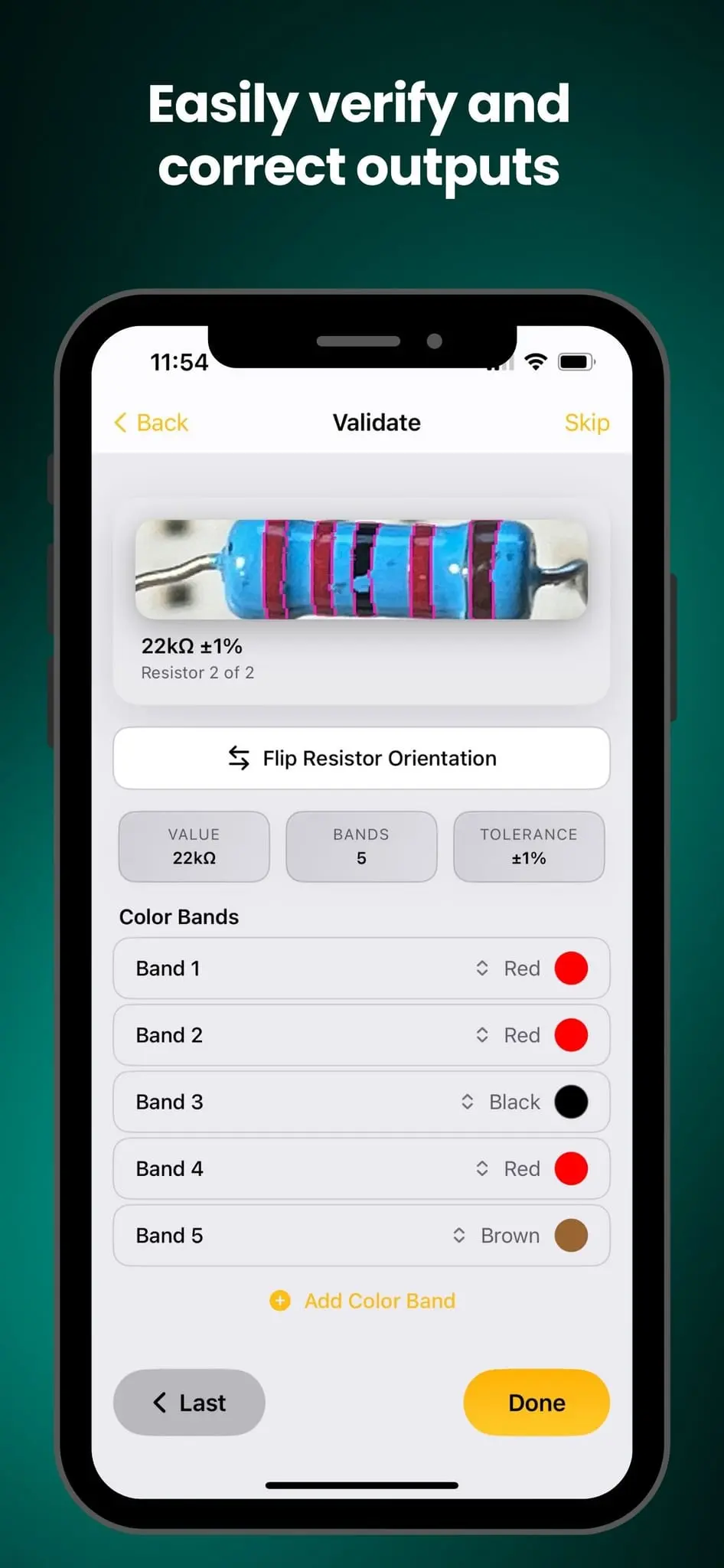 Screenshot 5 of AI Resistor Scanner