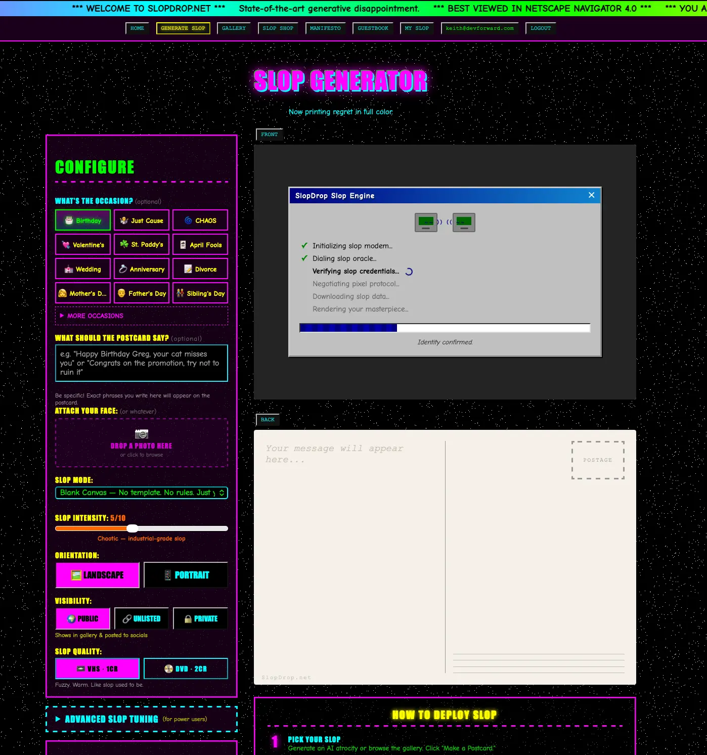 Screenshot 3 of SLOPDROP