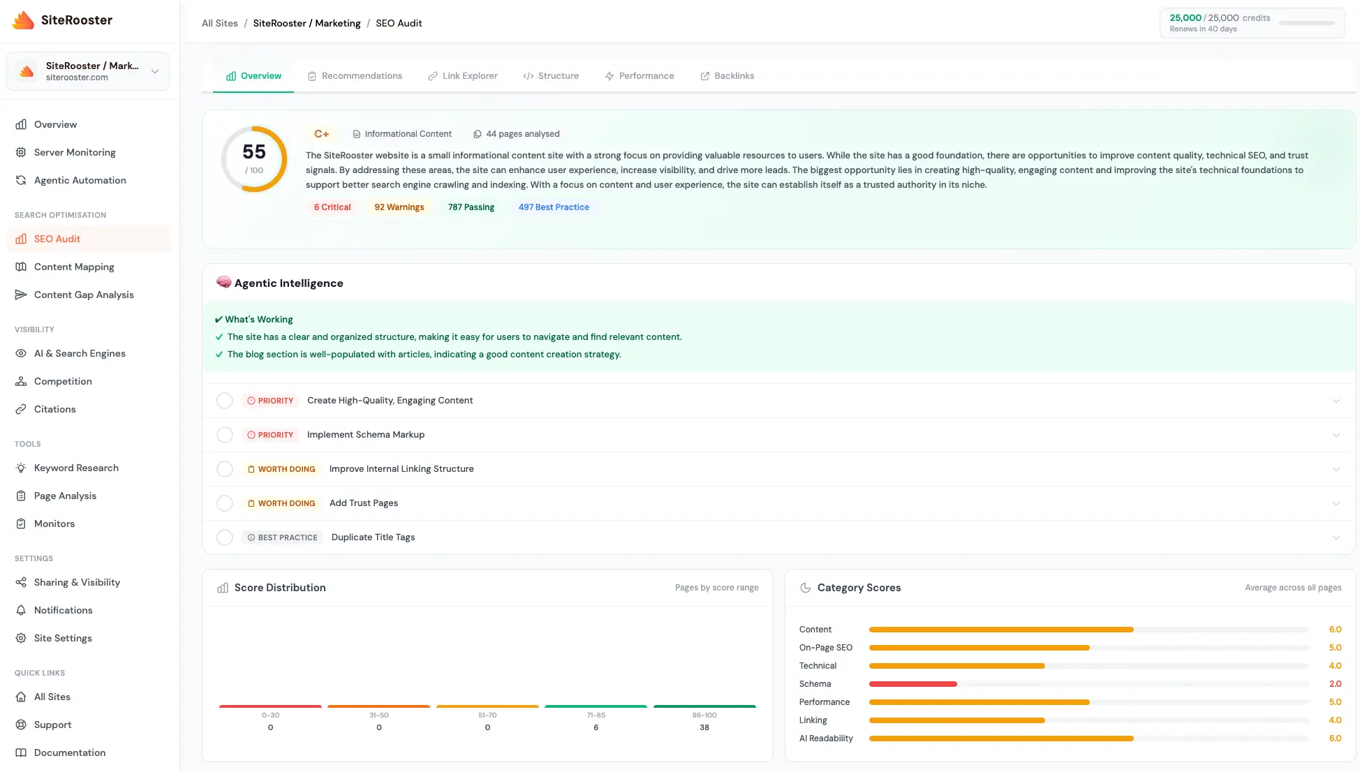 Screenshot 3 of SiteRooster