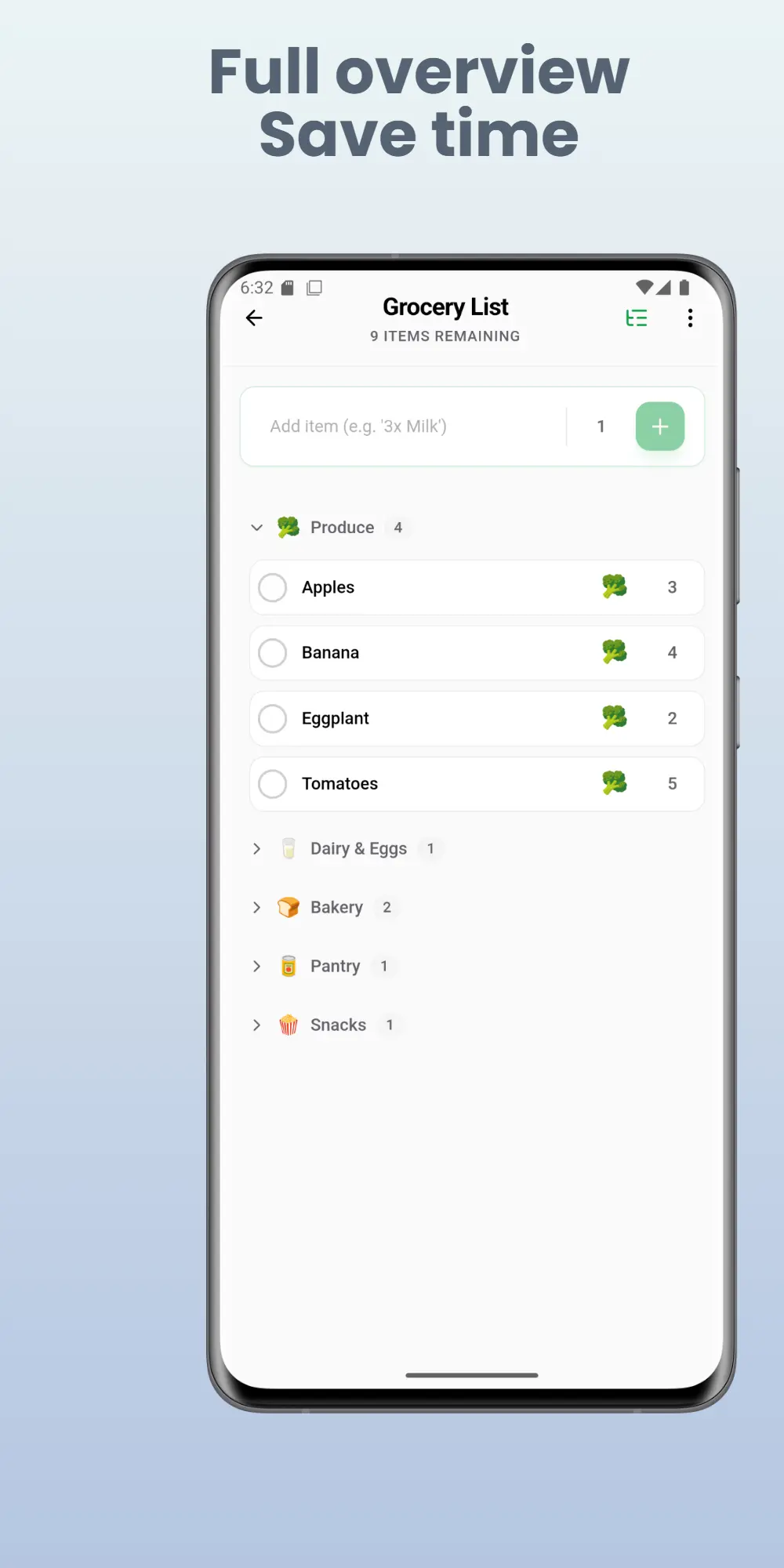 Screenshot 5 of Grocery List: Shopping Lister