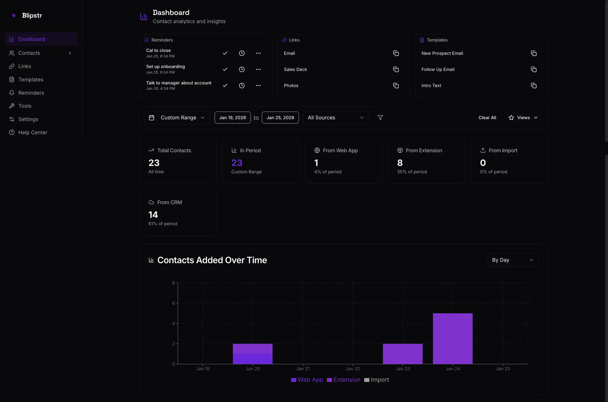 Screenshot 3 of Blipstr - Prospecting Sidecar