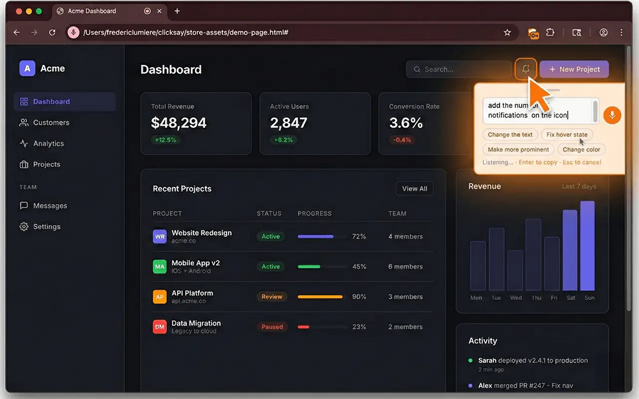 Screenshot 5 of ClickSay