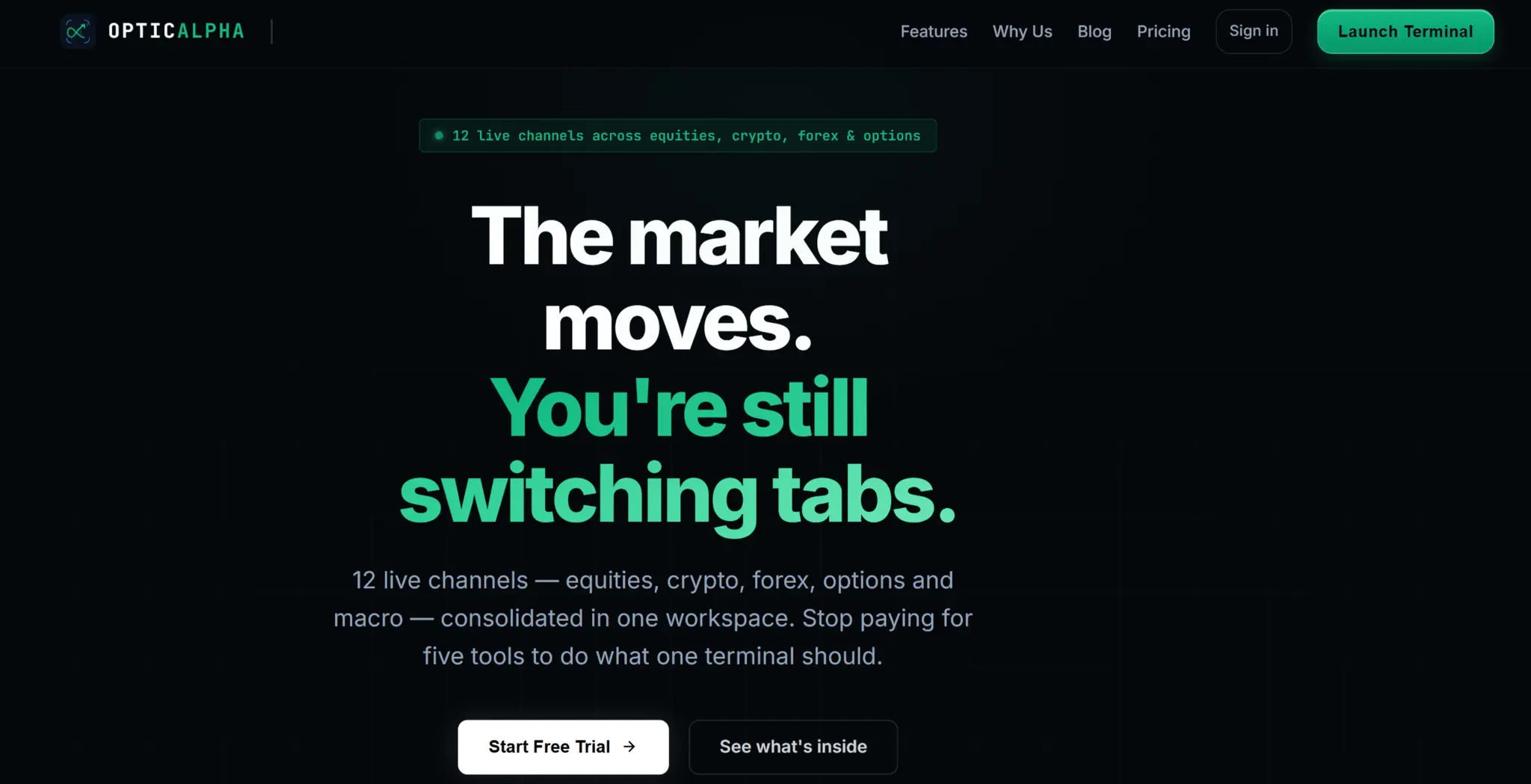 Screenshot 1 of OpticAlpha