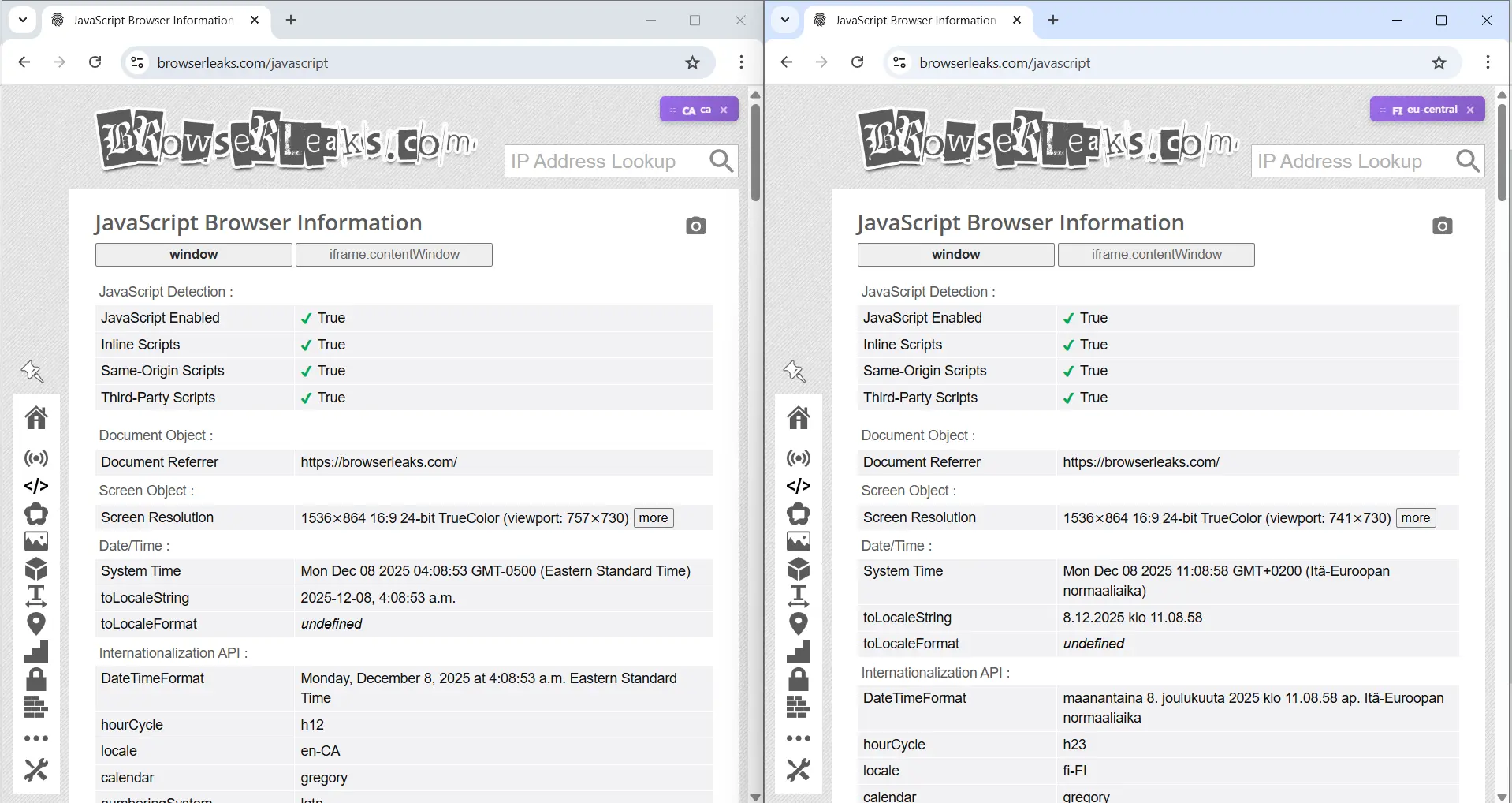 Screenshot 5 of ProbeOps Horizon - Multi-Geo Browser
