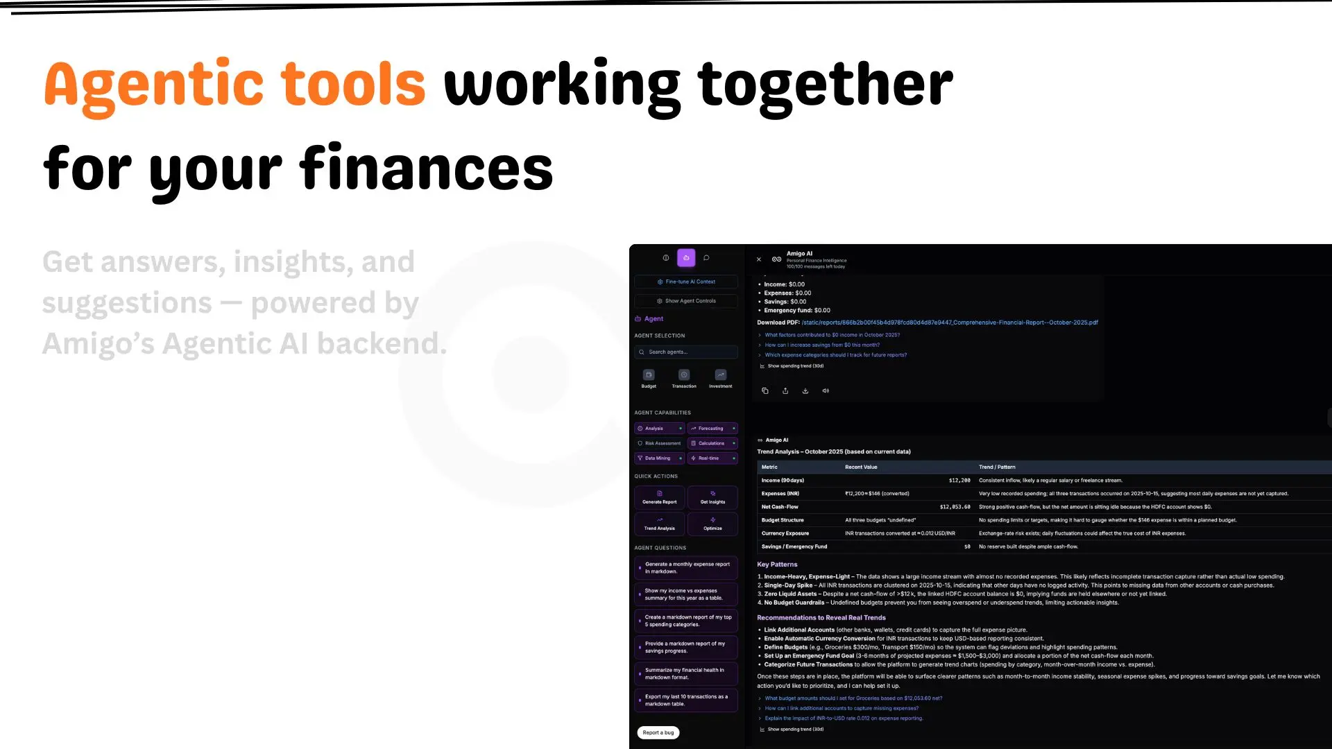 Screenshot 2 of Amigo AI - Expense Tracker