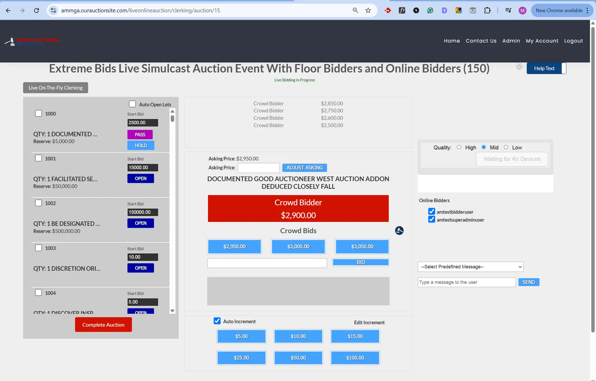 Screenshot 2 of AuctionMethod