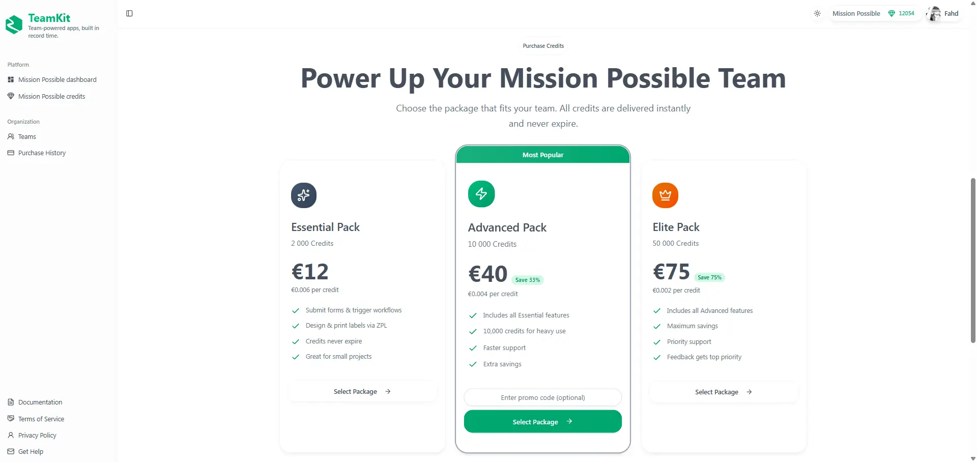 Screenshot 2 of TeamKit