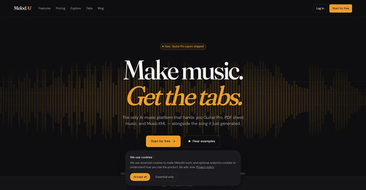 Screenshot 1 of MelodAI